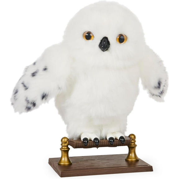Wizarding World Harry Potter, Enchanting Hedwig Interactive Owl with Over 15 Sounds and Movements and Hogwarts Envelope