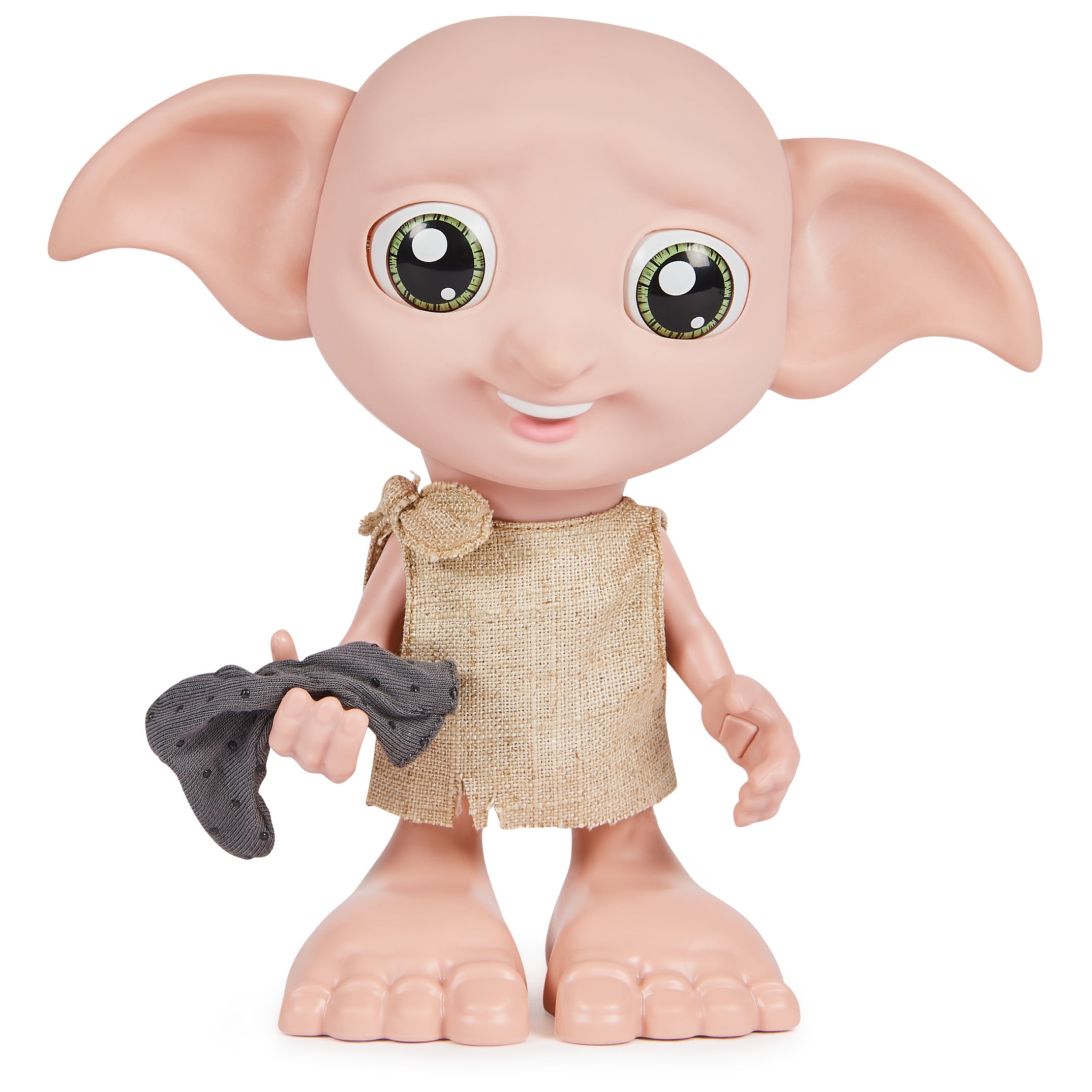 Wizarding World Harry Potter, Interactive 8.5-inch Dobby Elf Doll with Sock