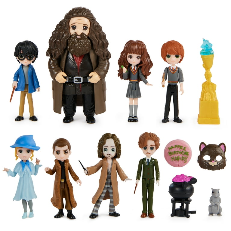 Wizarding World Harry Potter, Magical Minis WB 100th Anniversary Movie  Moments Gift Set, 8 Figures & 5 Doll Accessories, Kids Toys for Ages 6 and  up