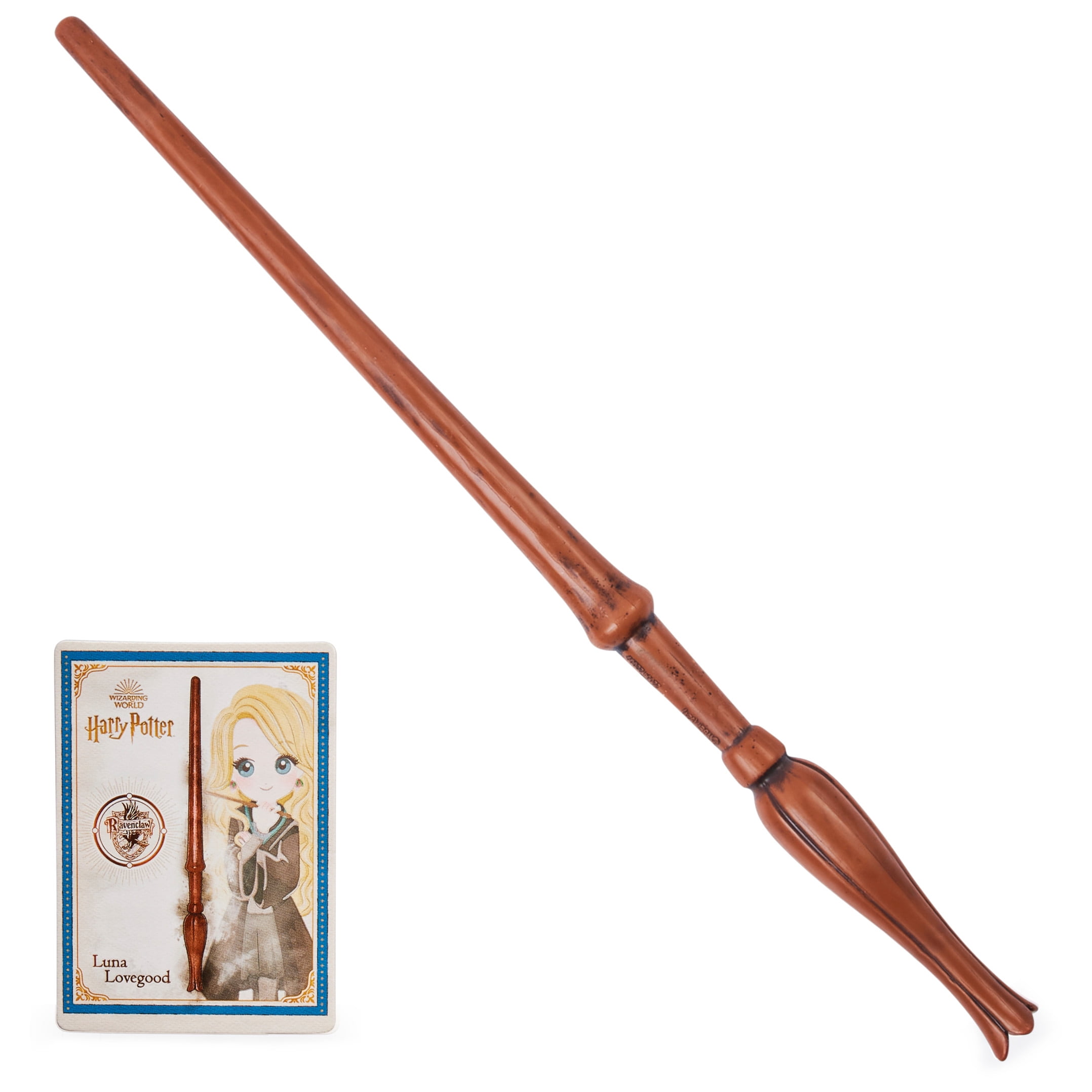 Wizarding World, Luna Lovegood Wand Spellbinding and Spell Card