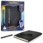 Wizarding World: Tom Riddles Diary - Secret Replica Notebook, Slytherin House Invisible Ink Pen, Magic UV Reveal Mini Wand, Harry Potter Collectible