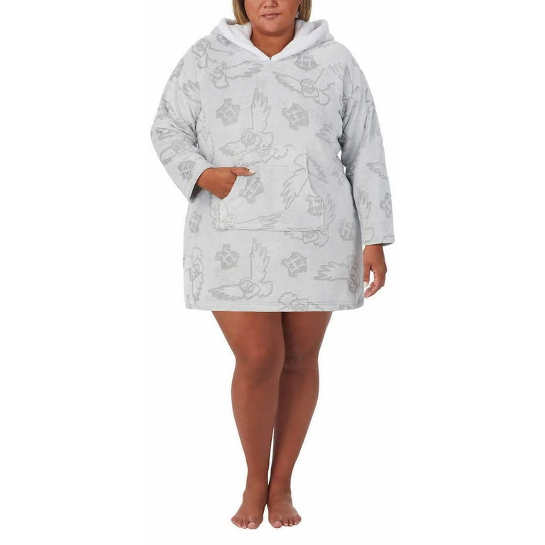 Wizarding World Women s Harry Potter Fleece Lounge Hoodie Walmart