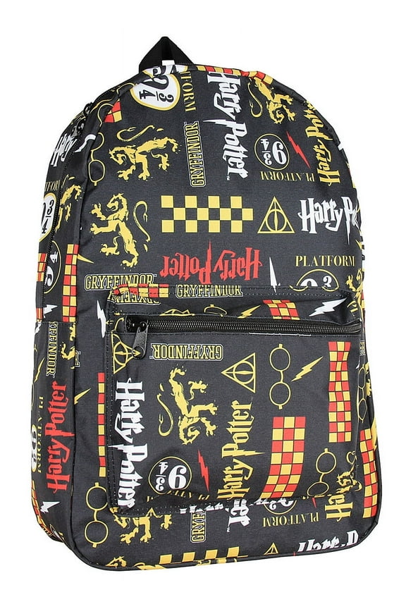 Wizarding World of Harry Potter Backpack Gryffindor Hogwarts Icons Laptop Travel Backpack