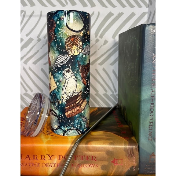 Wizardry Stainless Steel Tumbler: Book Lover Gift