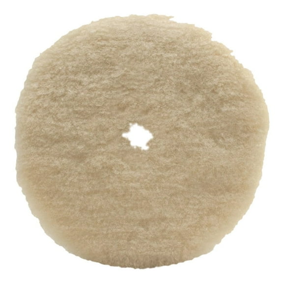 Wizards 21 DA Wool Cutting Pad – 6" Fast-Cutting Wool Pad with Velcro Backing | Compatible with 21 Big Throw Polisher & Mystic Cut