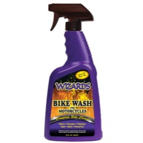 Wizards Bike Wash Cleaner For Motorcycle Washing Kit Quick Detailer