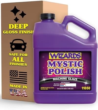 Wizards Mystic Polish Buffing Liquid – Cutting Compound & Machine Glaze ...