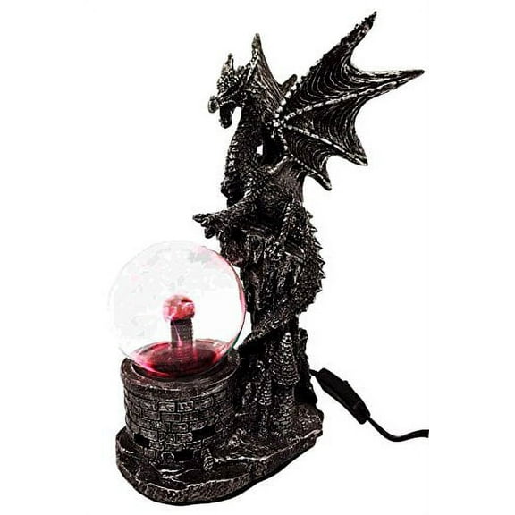 Wizards Dungeons and Dragons Dragon AC Powered Flashing Lightning Electric Ball Figurine