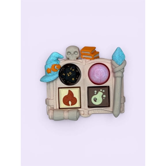 Wizards Enchanted Grimoire 4-Sound Clicker Fidget