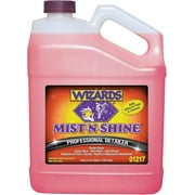 Wizards Mist-N-Shine Quick Detailer Spray & Professional Car Detailer, High-Gloss Exterior Car Cleaner & Shine for Glass, Metal, Plastic & More, 1 Gal
