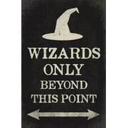 Wizards Only Beyond This Point Poster Print