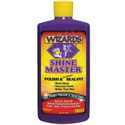 Wizards Shine Master Polish & Sealant Wax-Based Water Spot Remover for Cars and Boats, 16 oz