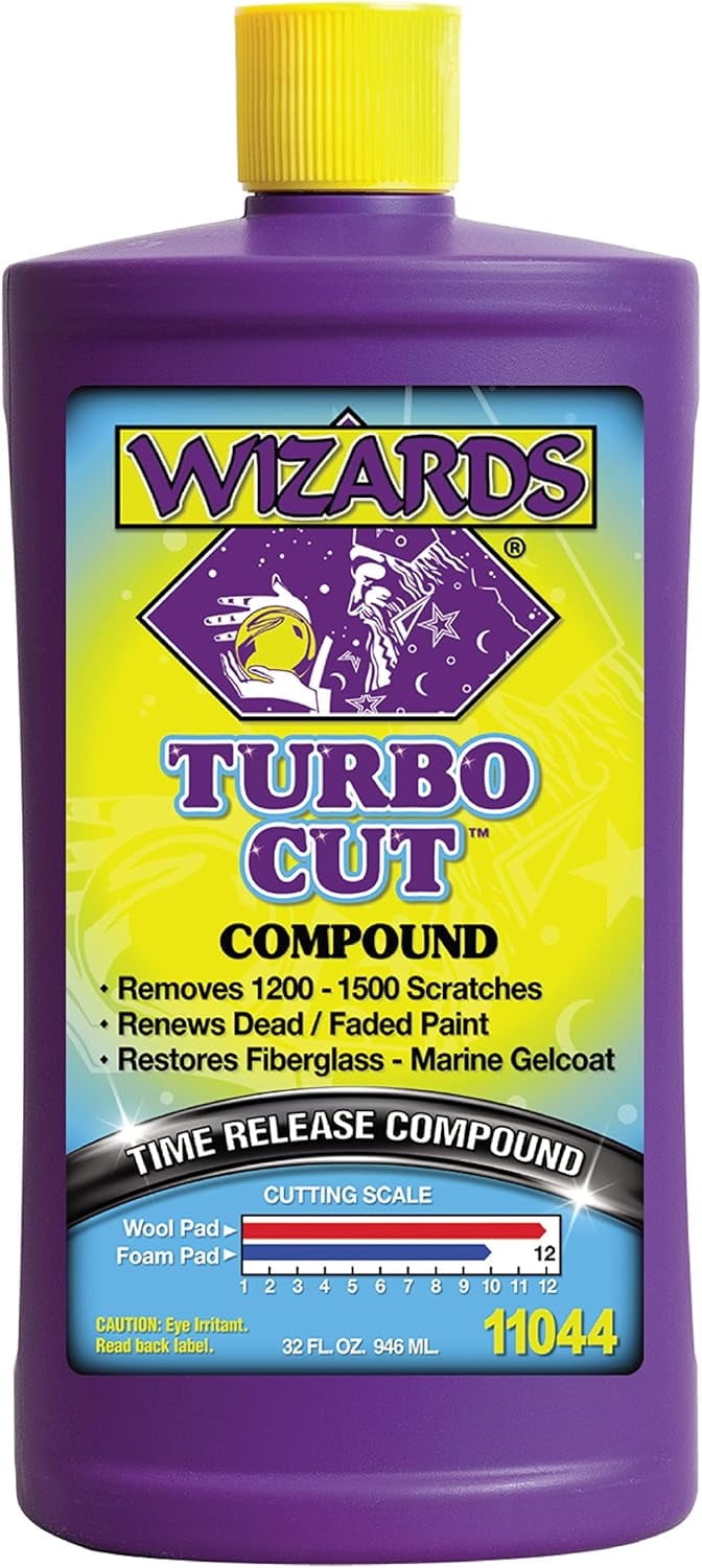 Wizards Turbo Cut Compound – 32 fl oz | Medium-to-Fine Water-Based ...