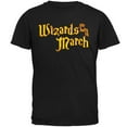 thumbnail image 1 of Wizards are born in March Mens T Shirt Black MD, 1 of 1