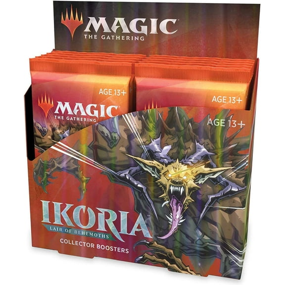Magic: The Gathering TCG - Ikoria: Lair of Behemoths Collector Boosters Box - 12 Packs [Card Game, 2 Players]