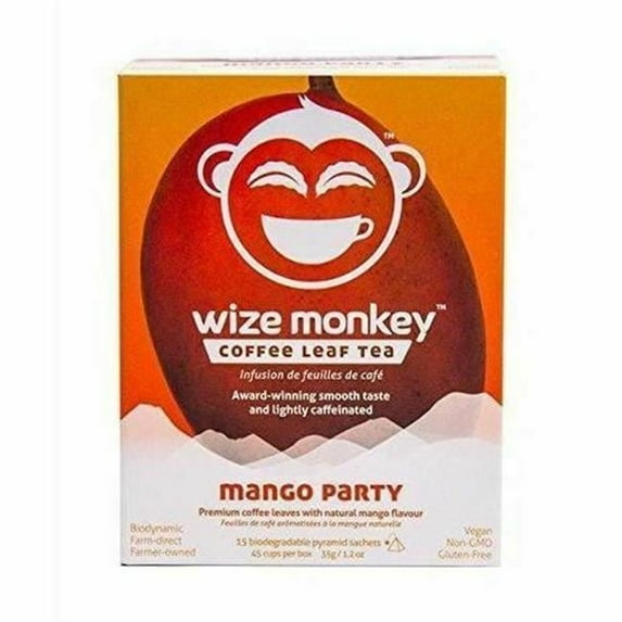 Wize Monkey - Coffee Leaf Tea Mango Party - 15 Sachet(s)