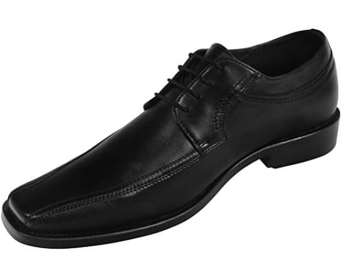 Wizfort Mens Lace Up Shoes Style# 700, Dress Shoes, Black - Size 5.5 US - image 1 of 10