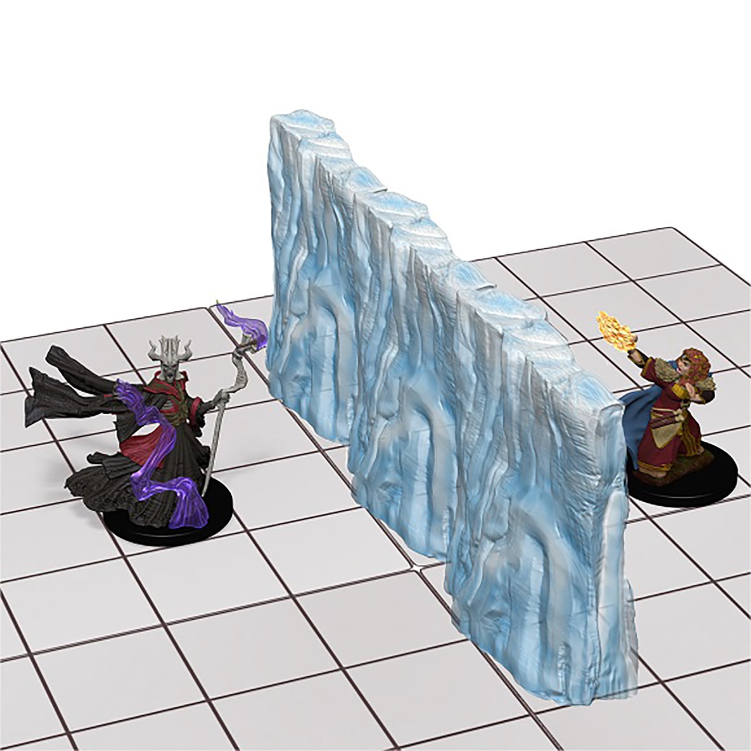 Wizkids Dungeons & Dragons Spell Effects Wall of Fire & Wall of Ice Figures