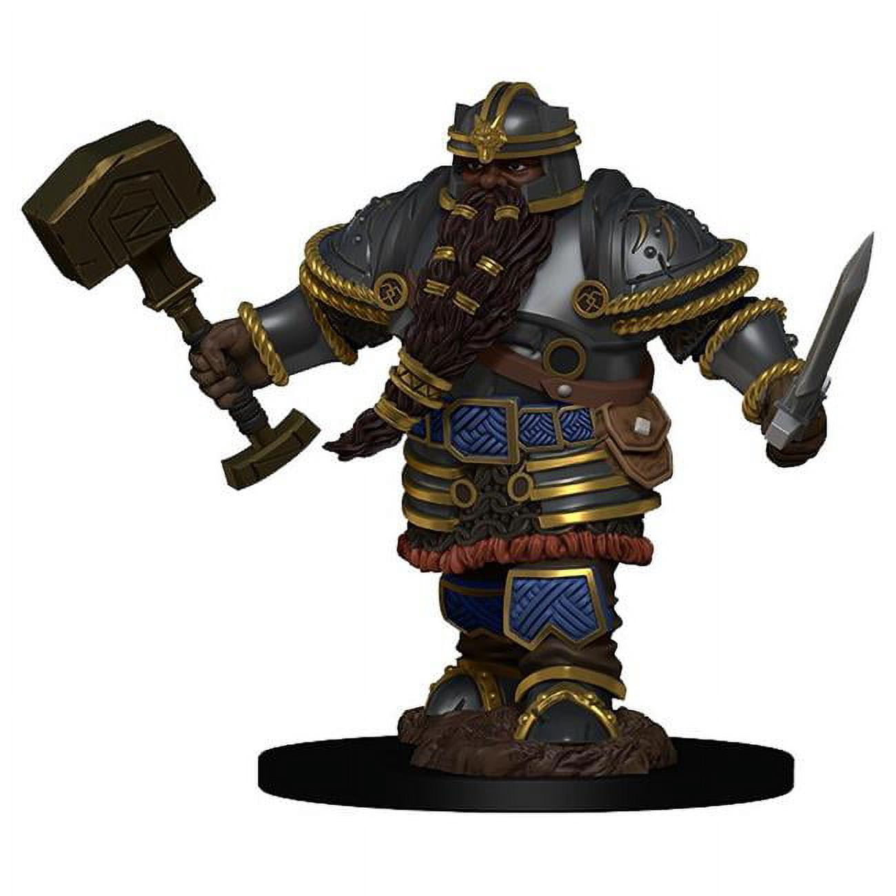 Wizkids Premium Painted D&D Miniatures 93010 Dwarf Fighter (Male ...