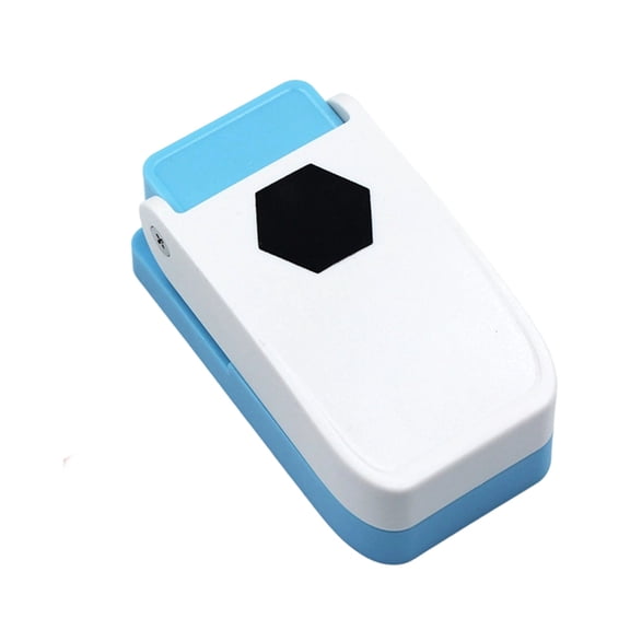 Wizlet 1 Inch Square Punch, Punch for Paper Crafts – Heavy-Duty Manual Corner Cutter Tool for Scrapbooking, Card Making, DIY Journaling Projects (D)
