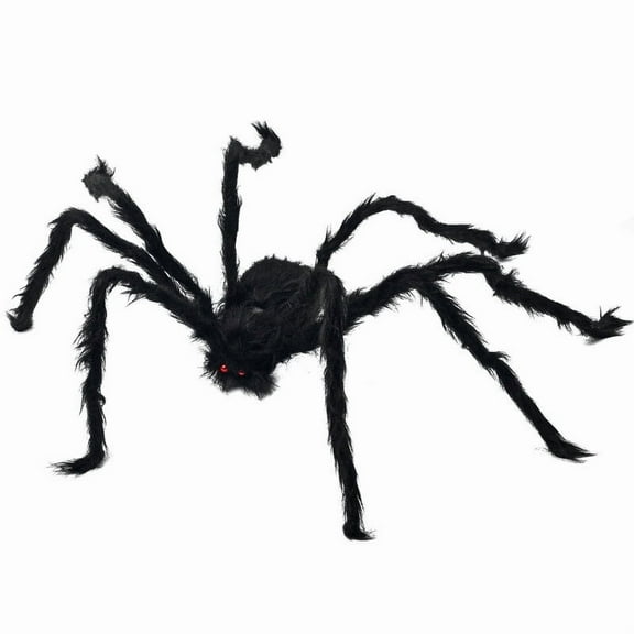 Wizlet 49.2in Giant Spider Halloween Outdoor Decorations Scary Spider Halloween Indoor And Outdoor Party Decorations Props Halloween Yard Decorations