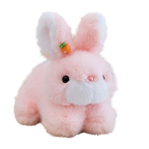 Wizlet Adorable Bunny Stuffed Animal Soft Rabbit Plush Toy for Valentine's Day Birthday Easter Best Gifts 7.8in (Pink)