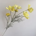 thumbnail image 1 of Wizlet Artificial Fake Flowers Plants Cosmos Silk Flower Arrangements Wedding Bouquets Decorations Plastic Floral Table Centerpieces for Home Garden Party Decor 14'' High - Fluorescence Yellow, 1 of 8