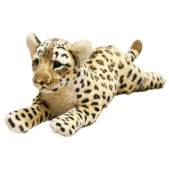 Wizlet Cheetah Stuffed Animal, Leopard Stuffed Animal Cheetah Plush Toy Cute Pillow Giant Realistic Jaguar Plush Stuffy Gifts for Birthday, Christmas, Valentine's Day 24in