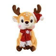 thumbnail image 1 of Wizlet Christmas Reindeer Stuffed Animals Plush Toys,11.8 in Cute Santa Deer Elk Toys Decorations, Soft Christmas Stuffed Reindeer Plushies Gifts, Holiday Xmas Deer Room Decor (C), 1 of 5