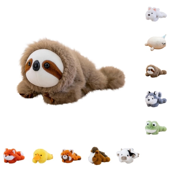 Wizlet Cute Sloth Stuffed Animal Plush Toy, 8 inch Sloth Plush, Cuddly Soft Plushie Pillow Gift for Kids & Adults - Sloth