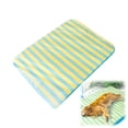 thumbnail image 1 of Wizlet Dog Cooling Mat for Dogs & Cats, Soft Breathable Cooling Pad for Dog Bed, Self Cooling Crate Mat for Dogs, No Gel Washable Non-Slip Pet Cooling Mat Indoor Outdoor Blue L, 1 of 9