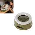 thumbnail image 1 of Wizlet No Spill Pet Water Bowl, Leak Proof Water Dispenser for Dogs and Cats, Ideal for Home and Car Travel_Green, 1 of 6