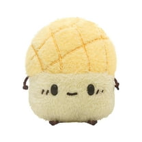 Wizlet Pineapple bun Plush Toy - Soft Stuffed Pineapple bun Gift, 4.33 inch Cute Food Stuffed Animals Pillow for Kids & Adults C