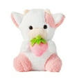 thumbnail image 1 of Wizlet Pink Cow Stuffed Animals Soft Cuddly Cow Plush Stuffed Animal Toy Great Birthday 7.78 in (Strawberry), 1 of 6