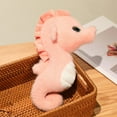thumbnail image 1 of Wizlet Plush Seahorse Stuffed Marine Animals Toys Dolls,Cute Realistic Stuffed Animal, Excellent Gift for Women Kids Boys Girls - Pink 11.8 Inches, 1 of 7
