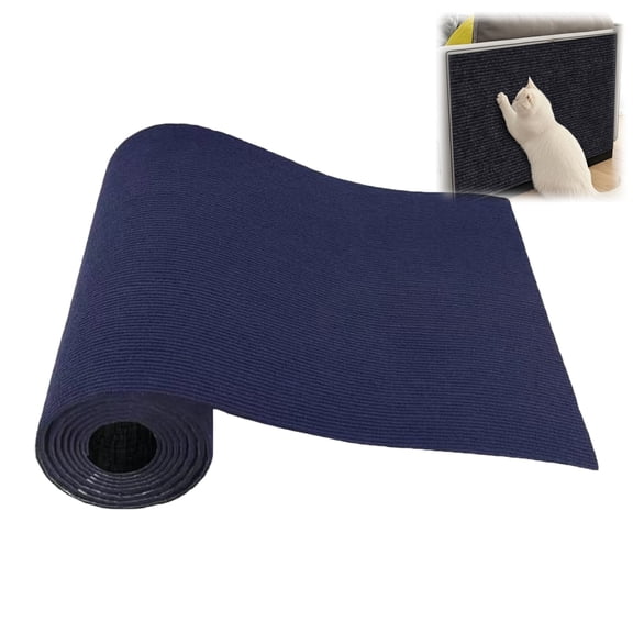 Wizlet Self-Adhesive Trimmable Cat Scratching Carpet Mat, DIY Cat Tree Shelf Steps Replacement Cover Pad, Furniture Wall Couch Corner Protector