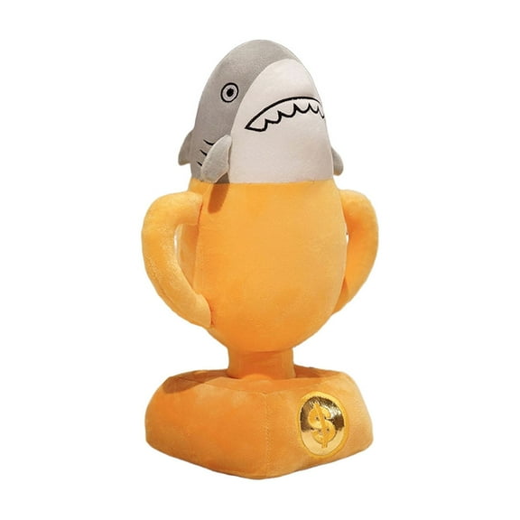 Wizlet Trophy Shark Plush Toys, Cute And Perfect Birthday Gifts For Friends And Classmates, Graduation Gifts 17.7 in