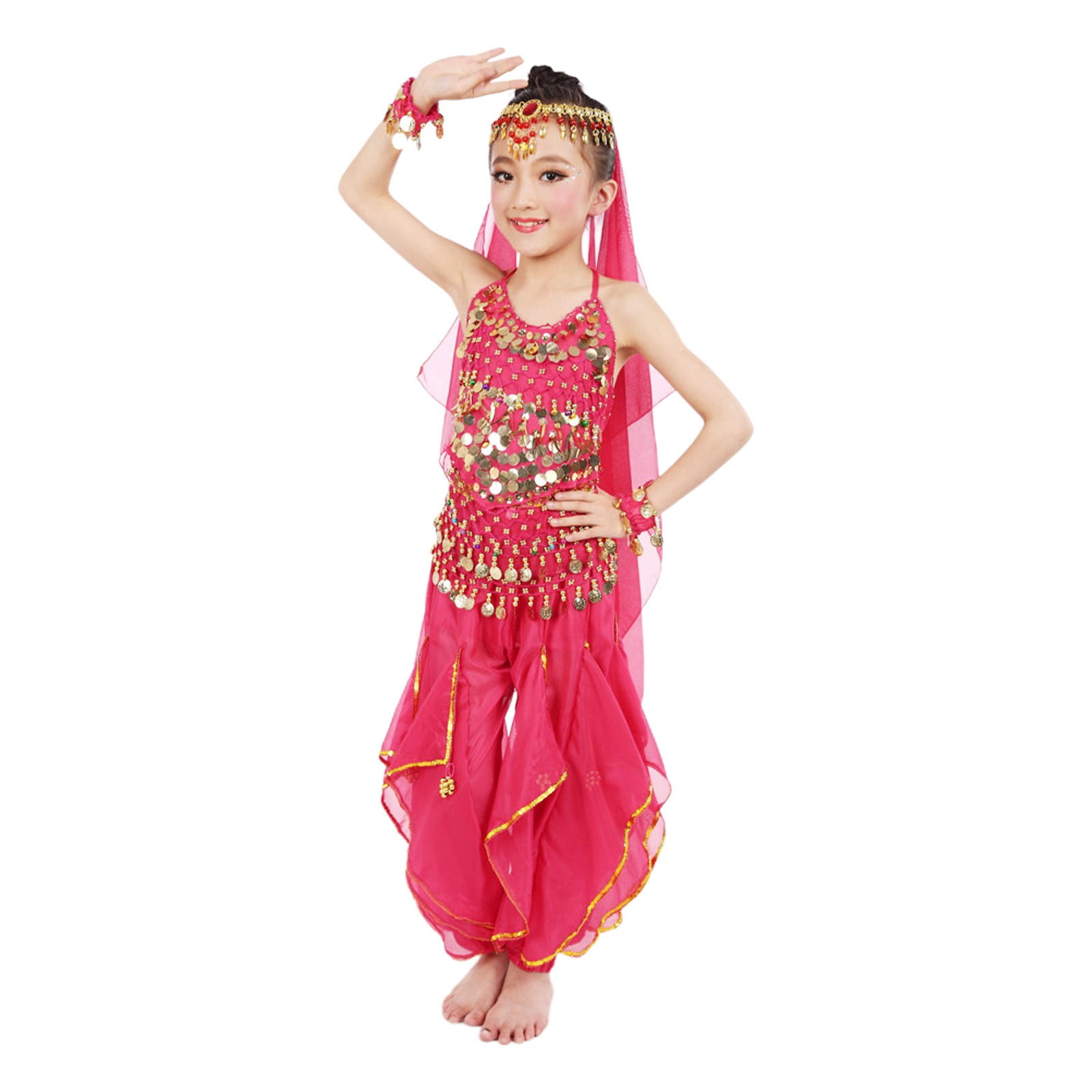 Wjtguo 6pc Handmade Children Girl Belly Dance Kids Belly Dancing Dance ...