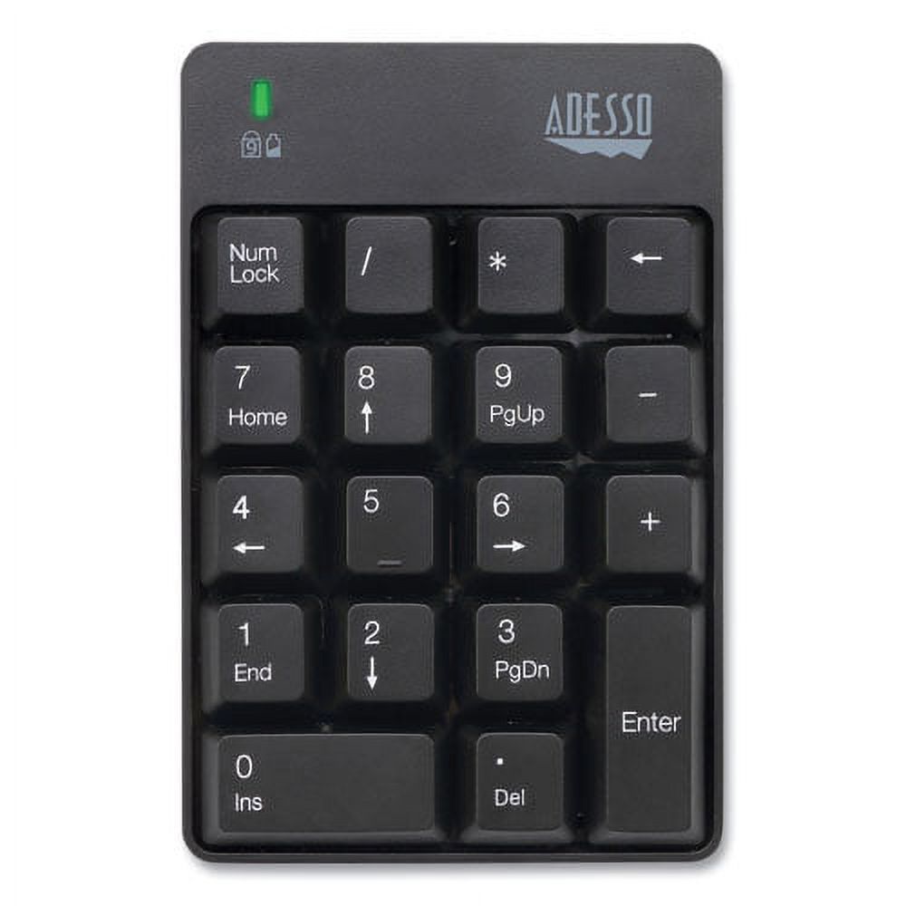 Wkb6010ub Wireless 18-Key Numeric Usb Keypad, Black | Bundle of 10 Each ...