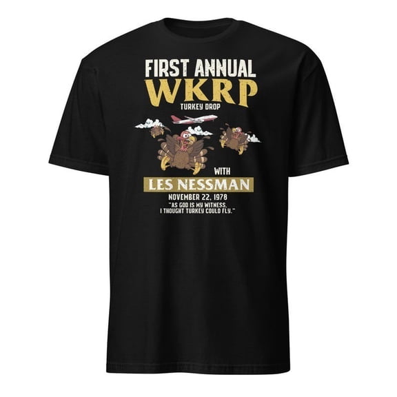 Wkrp Turkey Drop Shirt: Thanksgiving T-Shirt All Size S-5XL