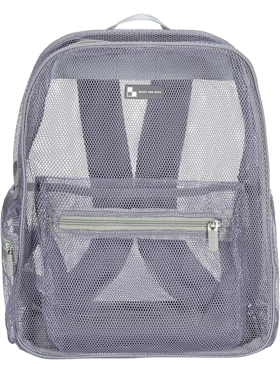 Heavy Duty Mesh Backpacks (STEEL GREY)