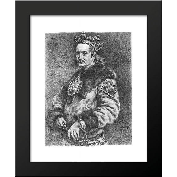 Wladyslaw Jagiello 20x24 Framed Art Print by Matejko, Jan