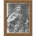 thumbnail image 1 of Wladyslaw the Short 20x24 Gold Ornate Wood Framed Canvas Art by Matejko, Jan, 1 of 2