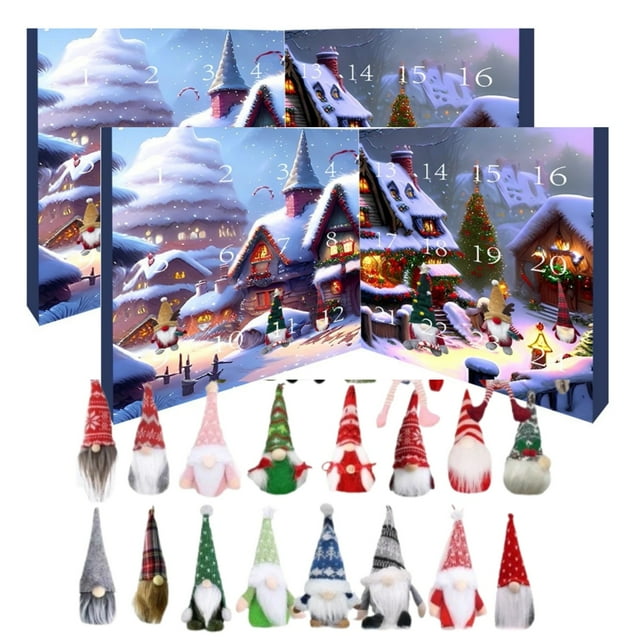 Wldoasz 2024 Christmas Gnome Advent Calendar 24 Day Christmas Fall