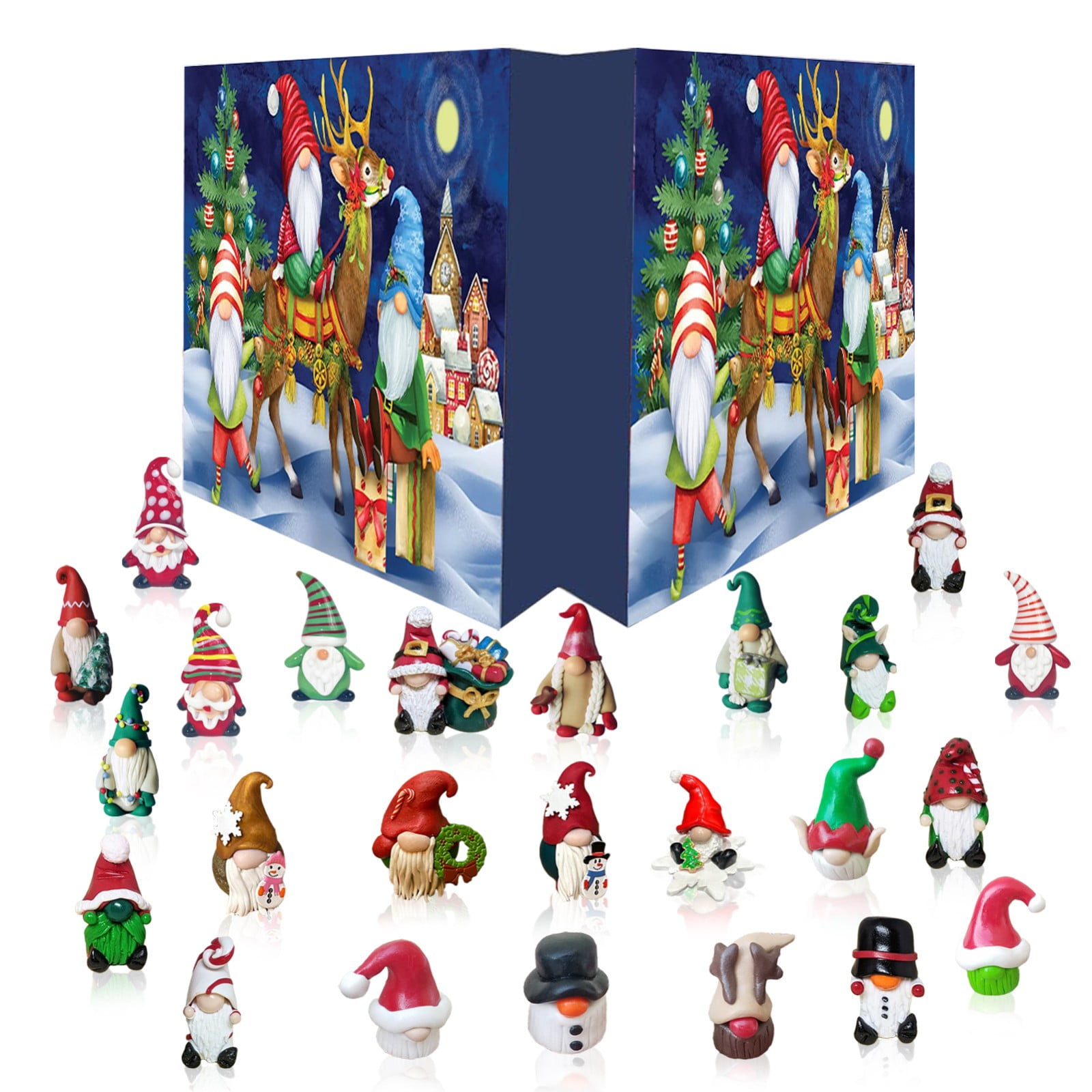 Wldoasz 2024 Christmas Gnome Advent Calendar Stuffed Fall Gnomes Plush