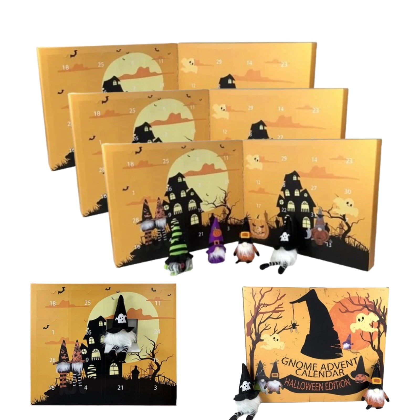 Wldoasz 2024 Halloween gnome advent calendar, Halloween advent calendar