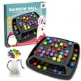 Wldoasz Intellectual Chessboard, Rainbow Ball Elimination Game, Fun
