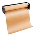 thumbnail image 1 of Wliqien 24/36/48" Wall Mounted Paper Dispenser Holder, Brown Paper Roll Holder, Heavy-Duty Paper Cutter Butcher Paper Dispenser To-Do Lists, DIY Drawing, Taking Note, Artwork, 1 of 7