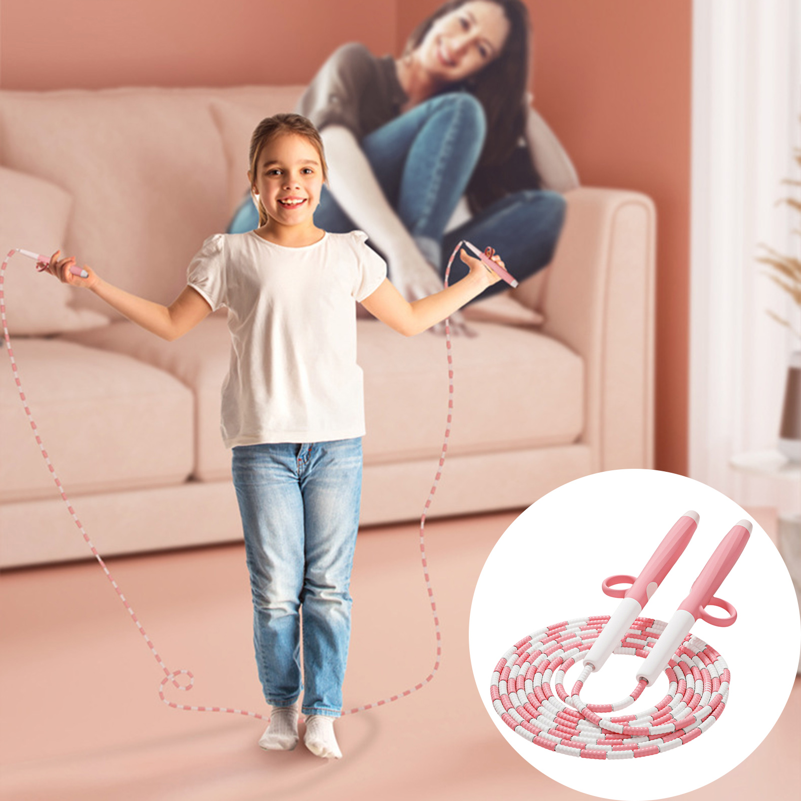 Wliqien Comfortable Grip Ring Design NonSlip Handle Adjustable Bamboo