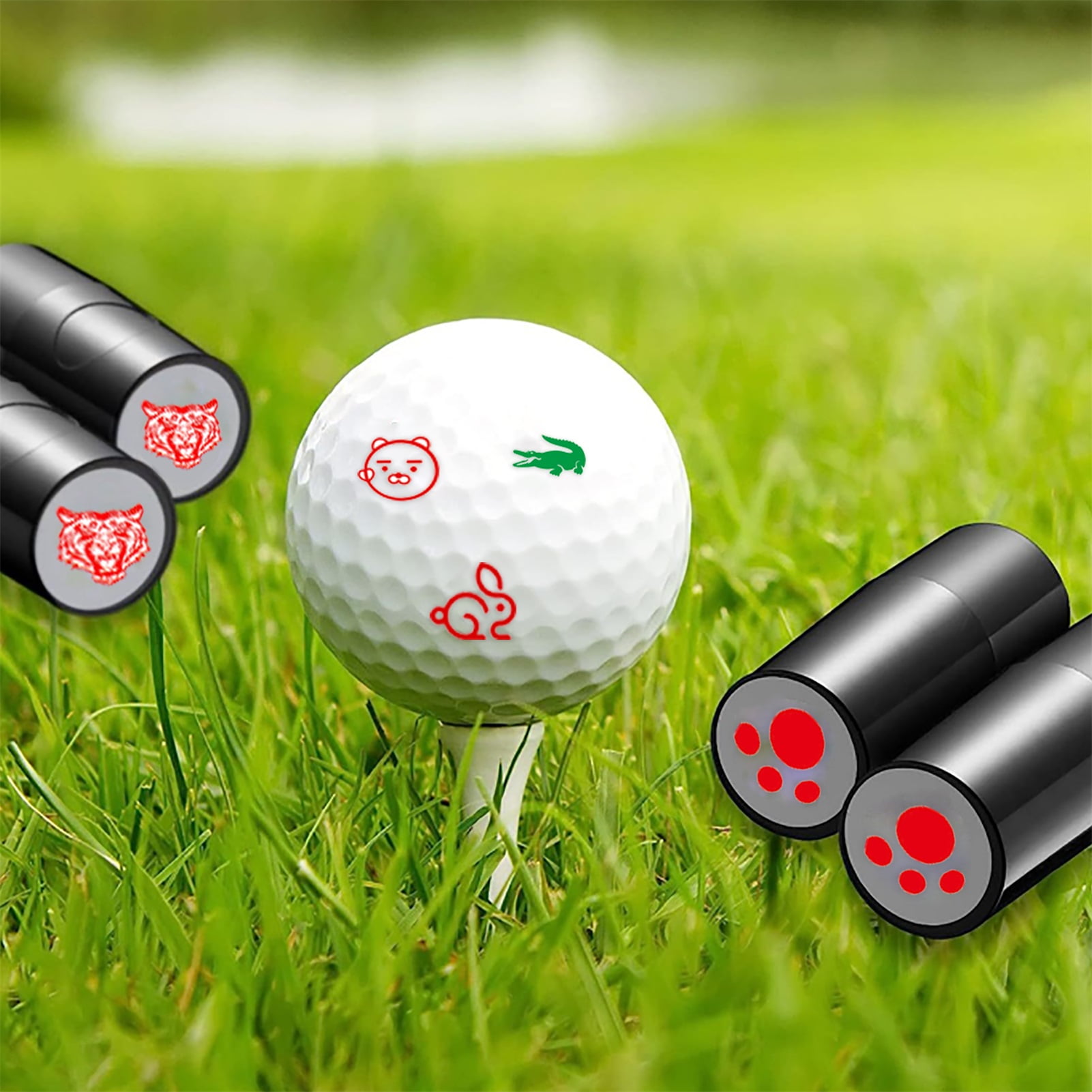 Wliqien Golf Ball Stamp Golf Ball Marker Personalised Golf Ball Drawing